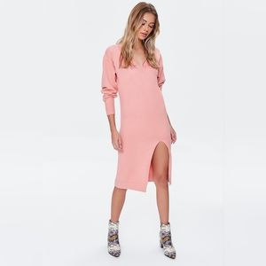 Brand new Forever 21 Ribbed-Trim Sweater Dress M